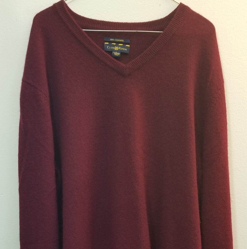 Club Room Sweater 100% Cashmere